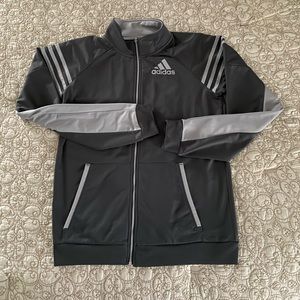 Boys zip up adidas sweatshirt. Like new. Size XL